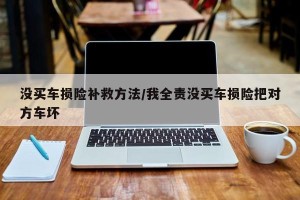 没买车损险补救方法/我全责没买车损险把对方车坏