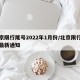 北京限行尾号2022年1月份/北京限行尾号最新通知